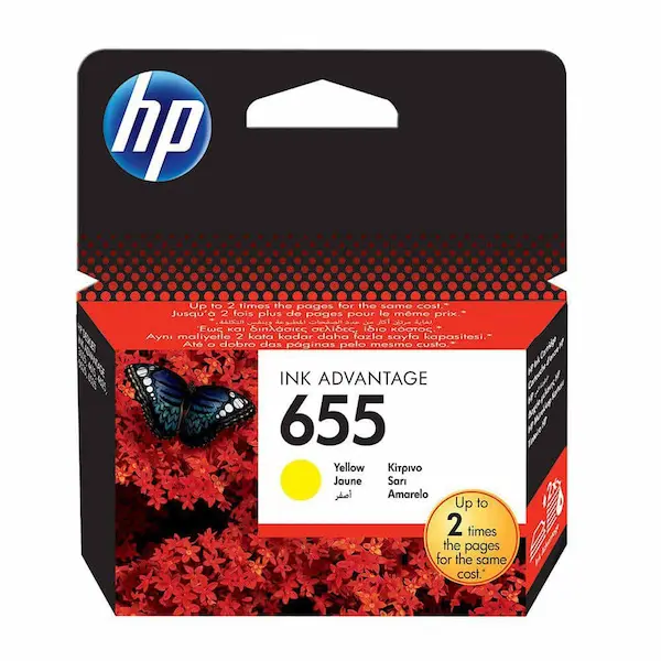 OEM HP 655 Ink - Yellow