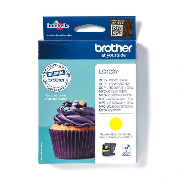 OEM Brother LC123 Ink - Yellow