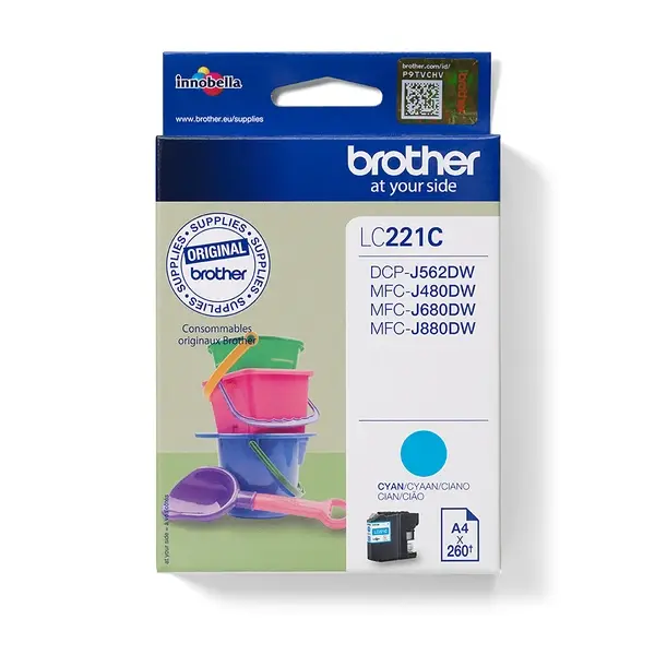 OEM Brother LC221 Ink - Cyan