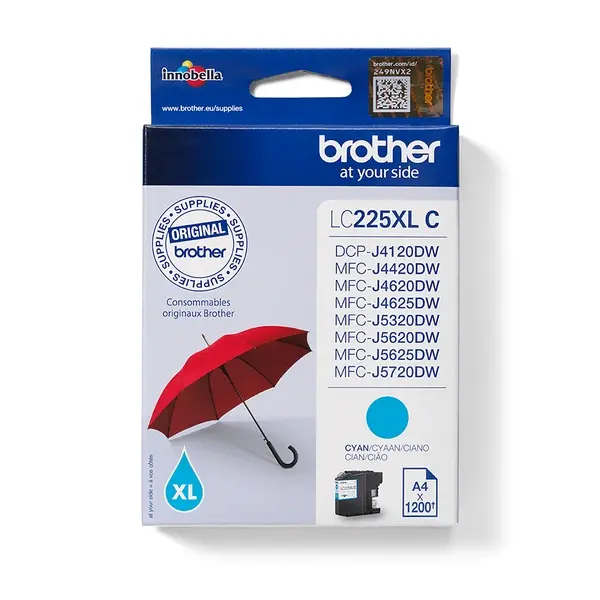 OEM Brother LC225XL Ink - Cyan